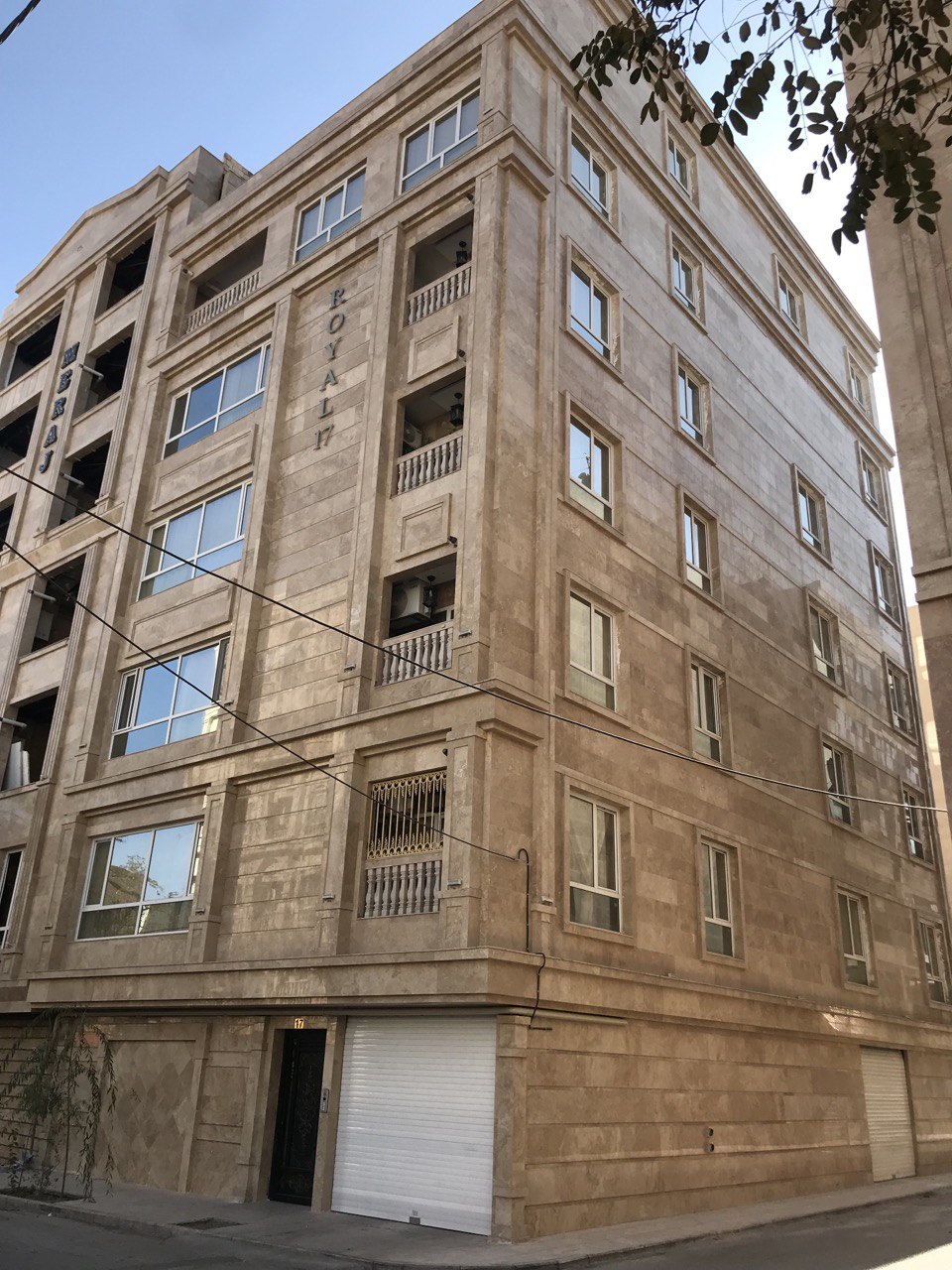 پروژه فلاحی 16 - نمای اصلی ساختمان