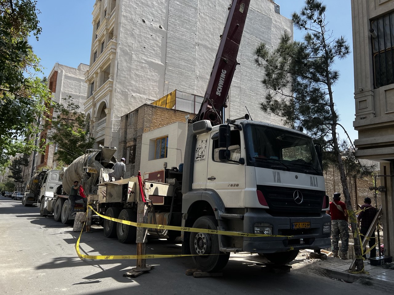 پروژه میثاق - فضای سبز محوطه