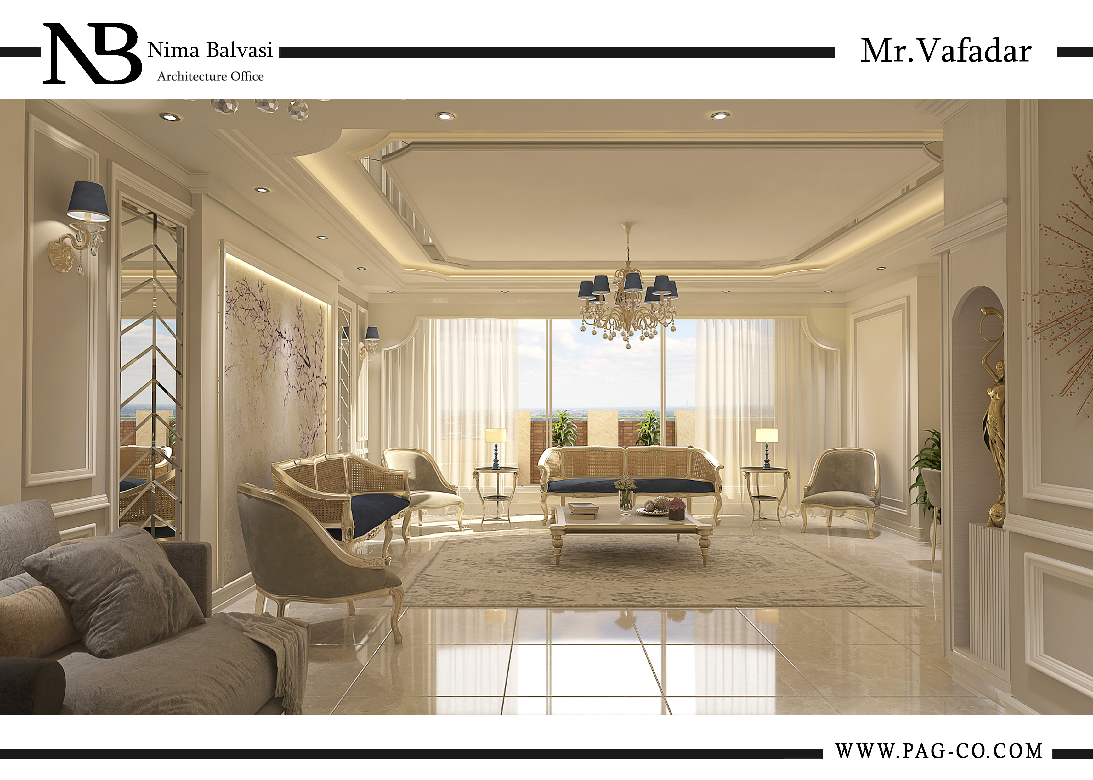 پروژه فلاحی 10/3 شرکت ساختمانی رویال مشهد - مدیریت رسول وفادارنیا